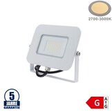 30W LED SMD Fluter Professional mit 70cm Kabel Weiß Warmweiß