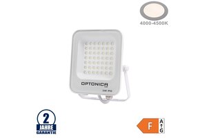 30W LED SMD Fluter weißes Gehäuse Neutralweiß