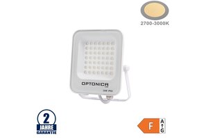 30W LED SMD Fluter weißes Gehäuse Warmweiß