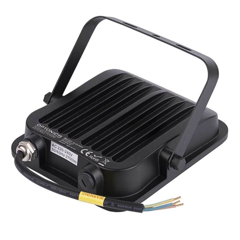 30W LED SMD Fluter schwarzes Gehäuse Warmweiß