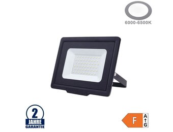 50W LED SMD Fluter City Line Schwarz Kaltweiß