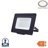 50W LED SMD Fluter City Line Schwarz Neutralweiß