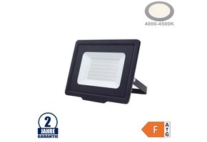 50W LED SMD Fluter City Line Schwarz Neutralweiß