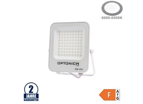 50W LED SMD Fluter weißes Gehäuse Kaltweiß