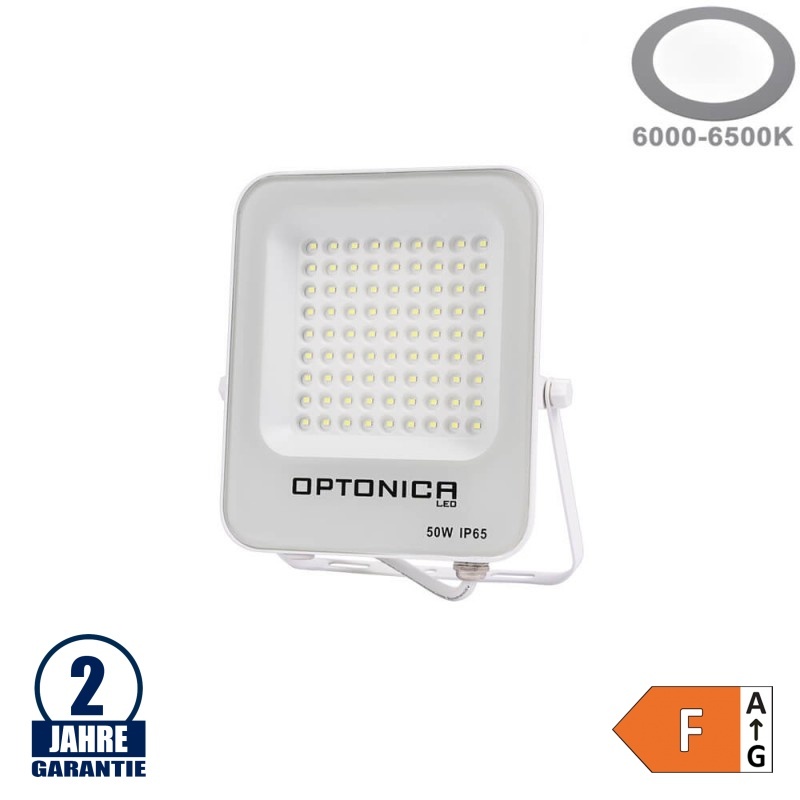 50W LED SMD Fluter weißes Gehäuse Kaltweiß