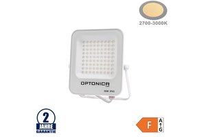 50W LED SMD Fluter weißes Gehäuse Warmweiß