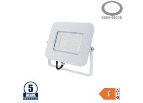 50W LED SMD Fluter Professional mit 70cm Kabel Weiß Kaltweiß