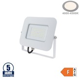 50W LED SMD Fluter Professional mit 70cm Kabel Weiß Neutralweiß