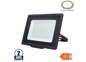 100W LED SMD Fluter City Line Schwarz Neutralweiß