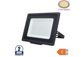100W LED SMD Fluter City Line Schwarz Warmweiß
