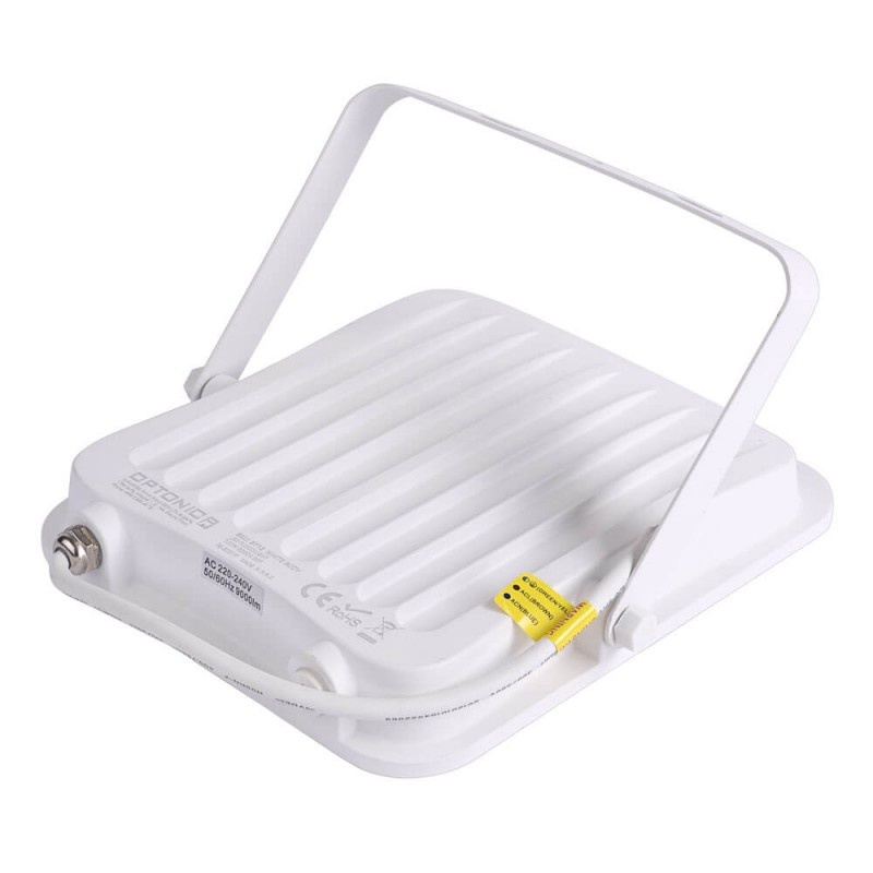 100W LED SMD Fluter weißes Gehäuse Neutralweiß