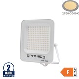 100W LED SMD Fluter weißes Gehäuse Warmweiß