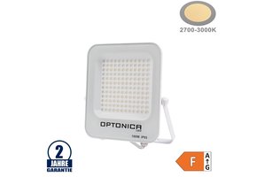 100W LED SMD Fluter weißes Gehäuse Warmweiß
