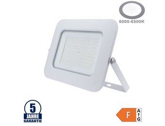 100W LED SMD Fluter Professional mit 70cm Kabel Weiß Kaltweiß