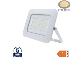 100W LED SMD Fluter Professional mit 70cm Kabel Weiß Warmweiß