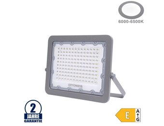 100W LED SMD Fluter Grau Kaltweiß