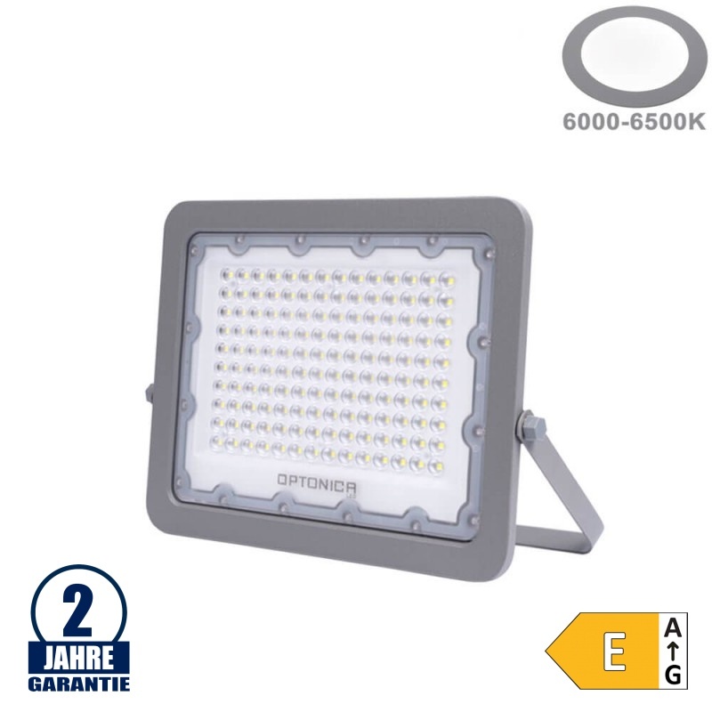 100W LED SMD Fluter Grau Kaltweiß