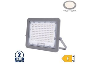 100W LED SMD Fluter Grau Neutralweiß