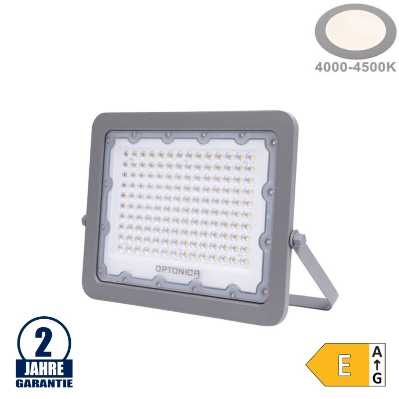 100W LED SMD Fluter Grau Neutralweiß