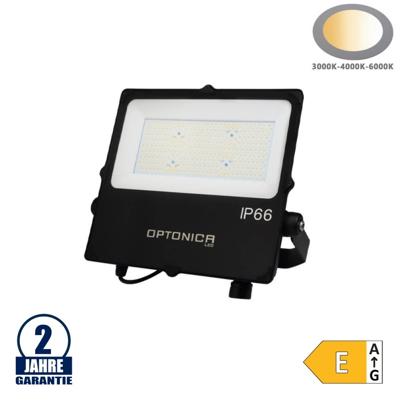 150W LED SMD Fluter CCT Farbwechsel Schwarz IP66