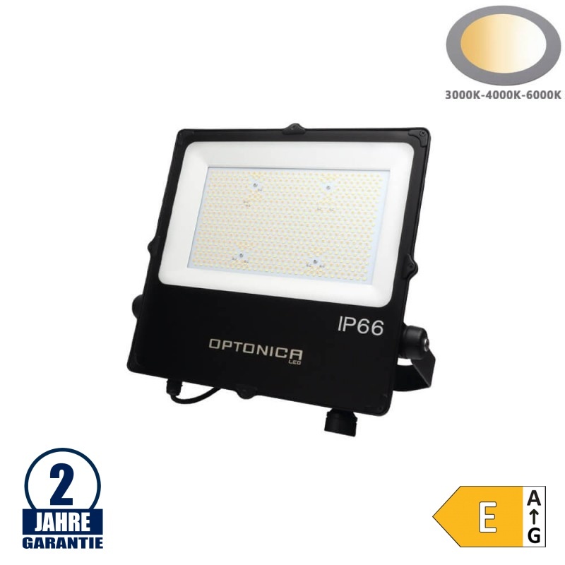 200W LED SMD Fluter CCT Farbwechsel Schwarz IP66