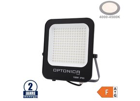 150W LED SMD Fluter schwarzes Gehäuse Neutralweiß