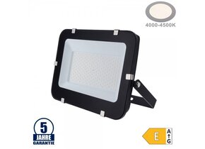 150W LED SMD Fluter Professional mit 100cm Kabel Schwarz Neutralweiß