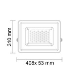 200W LED SMD Fluter Professional mit 100cm Kabel Neutralweiß