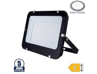 200W LED SMD Fluter Professional mit 100cm Kabel Schwarz Kaltweiß