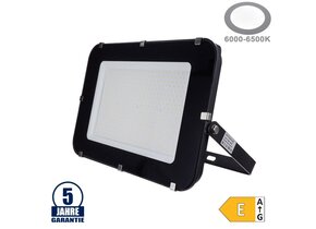 300W LED SMD Fluter Professional mit 100cm Kabel Schwarz Kaltweiß