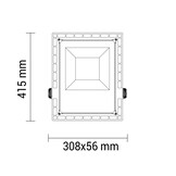 150W LED Stadion Flutlicht 5700K 100LM/W 90°