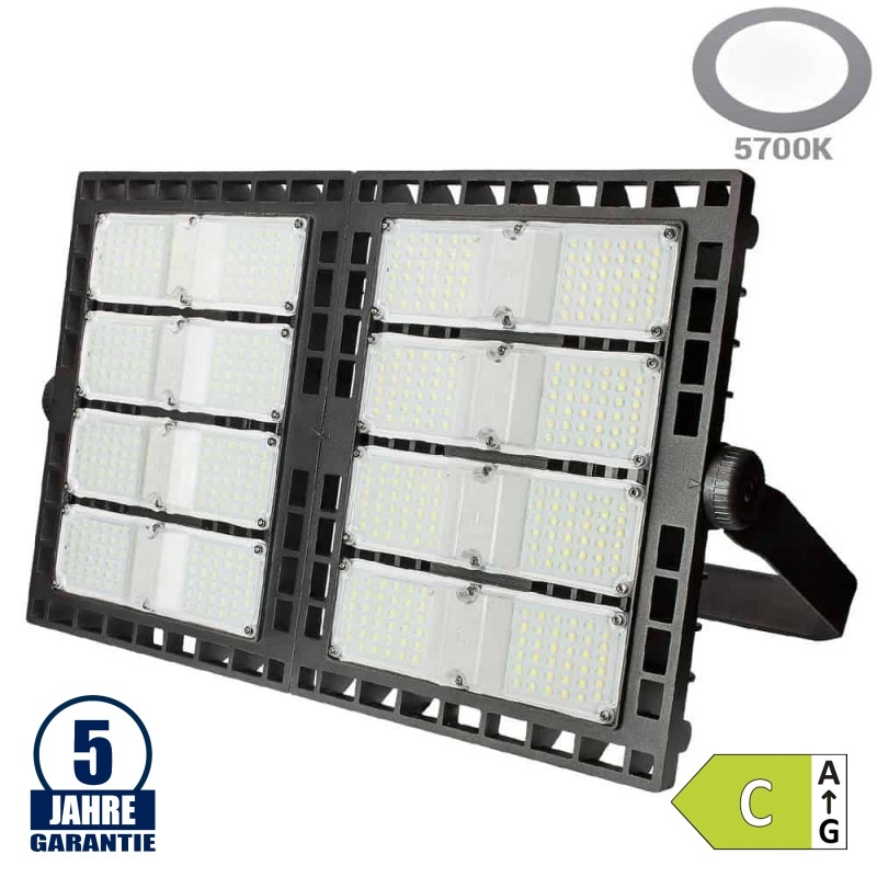 480W LED Stadion Flutlicht 5700K 100LM/W 90°