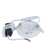 3W LED Mini Panel Rund Warmweiß