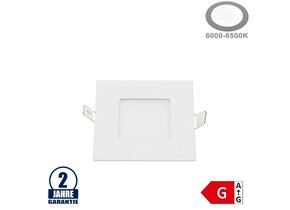 3W LED Mini Panel Quadratisch Kaltweiß