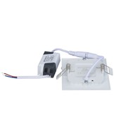 3W LED Mini Panel Quadratisch Kaltweiß