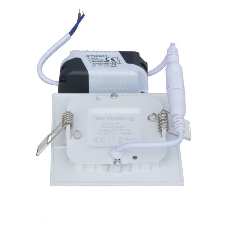 3W LED Mini Panel Quadratisch Neutralweiß