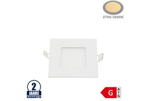 3W LED Mini Panel Quadratisch Warmweiß