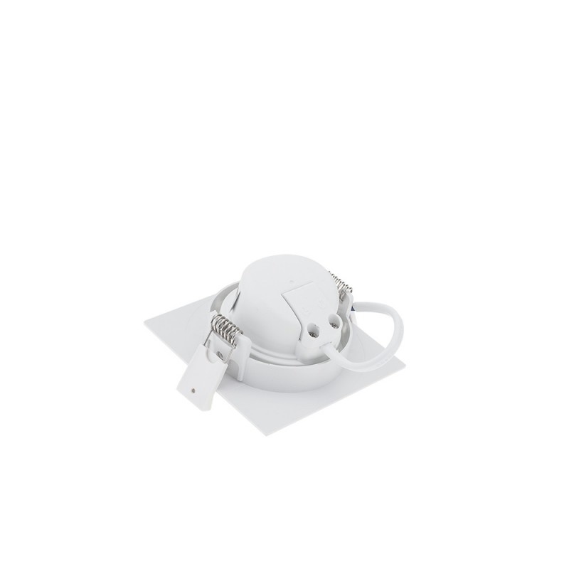 5W LED SMD Einbauleuchte Quadratisch Schwenkbar Weiß Warmweiß