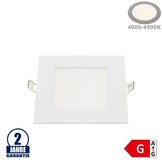 6W LED Mini Panel Quadratisch Neutralweiß