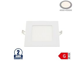6W LED Mini Panel Quadratisch Neutralweiß