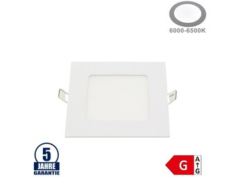 6W LED Mini Panel Quadratisch Professional Kaltweiß