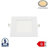 6W LED Mini Panel Quadratisch Professional Warmweiß
