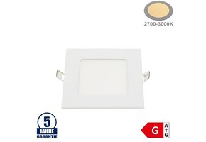 6W LED Mini Panel Quadratisch Professional Warmweiß