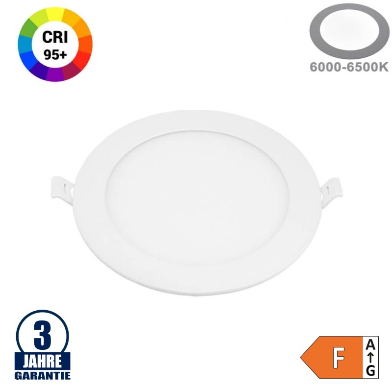 6W LED Professional Mini Panel Rund Kaltweiß