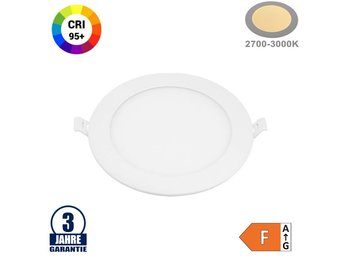 6W LED Professional Mini Panel Rund Warmweiß
