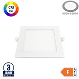 6W LED Professional Mini Panel Quadratisch Kaltweiß