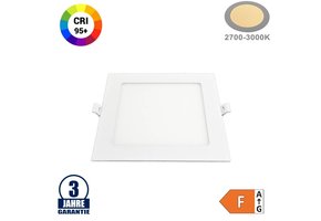 6W LED Professional Mini Panel Quadratisch Warmweiß
