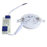 9W LED Frameless Mini Panel Rund Kaltweiß