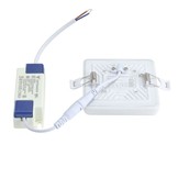 9W LED Frameless Mini Panel Quadratisch Kaltweiß