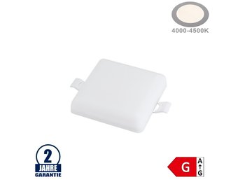 9W LED Frameless Mini Panel Quadratisch Neutralweiß